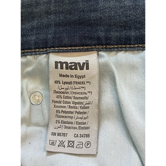 Mavi Men's Blue Denim Jeans Size 36x30 Straight Leg Faded Casual 5-Pocket - Picture 10 of 16